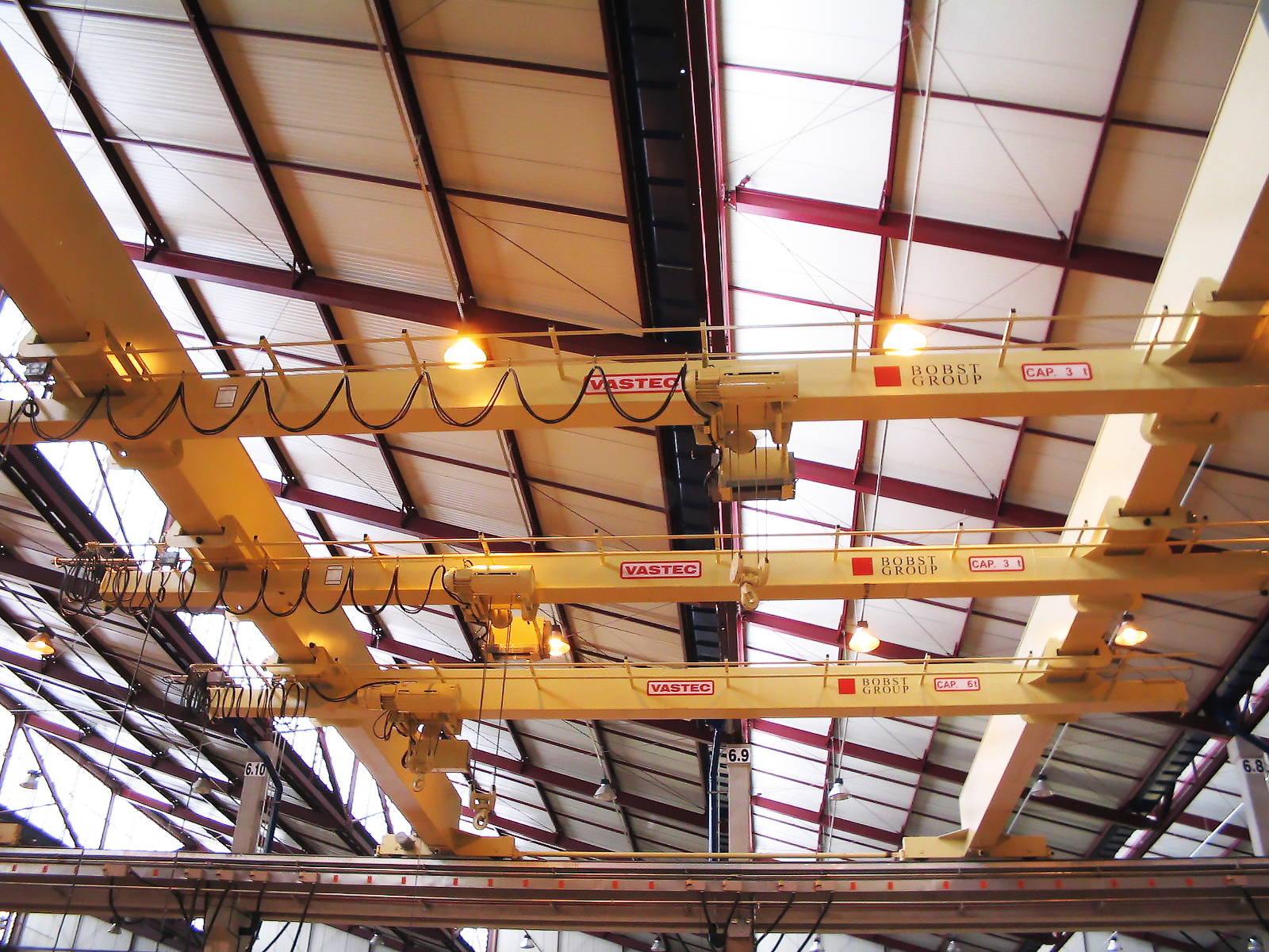 Ponte Rolante Suspensa Vastec Viga Simples Capacidade 5 Toneladas