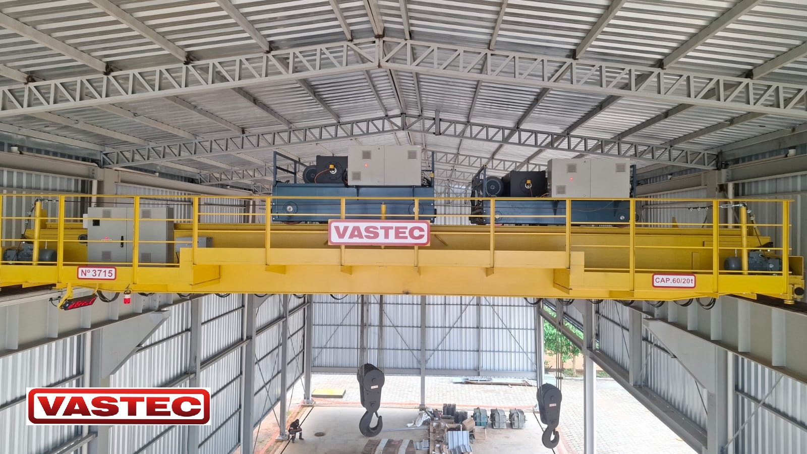 Ponte Rolante Vastec Viga Dupla 60/20 Toneladas